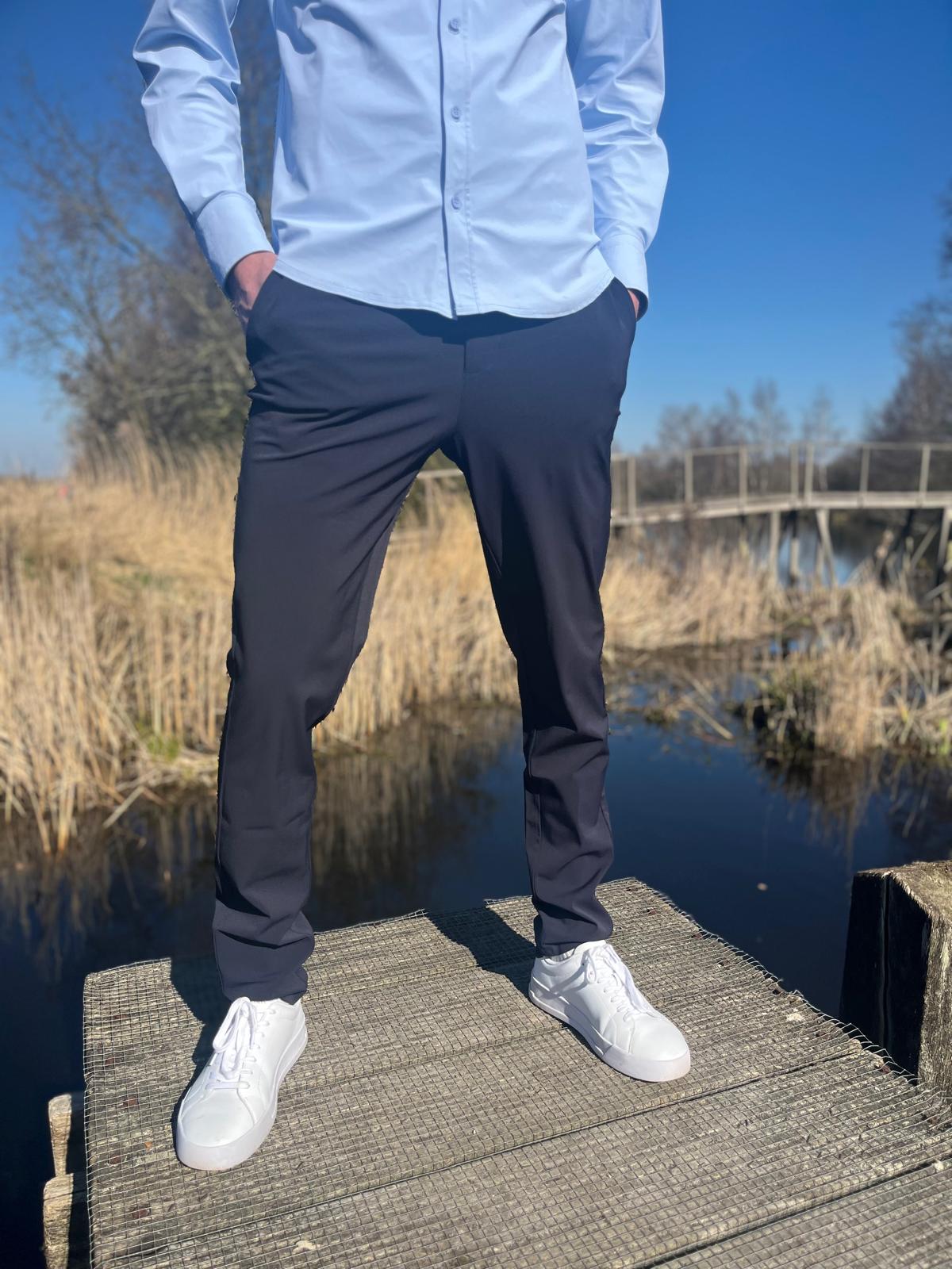 Heren travel chino mi piace navy