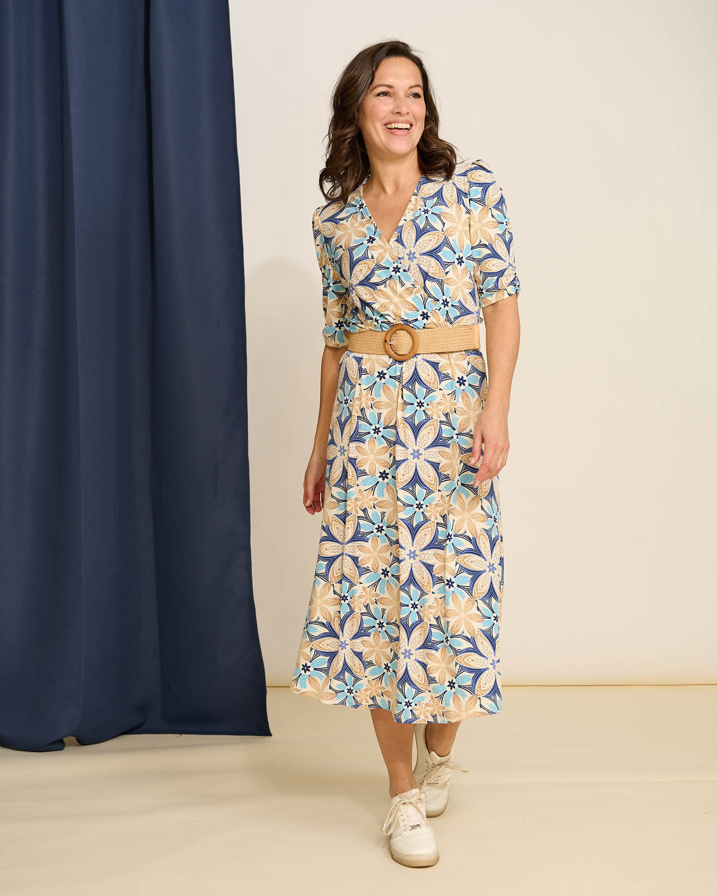 Fos jurk Joya spiraal jeans