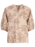 Azzuro blouse embroid beige