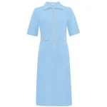 Triple Nine travel jurk celine licht blauw