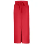Triple Nine travel rok split rood