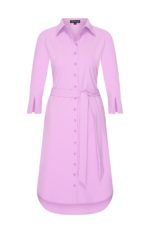 Mi Piace travel jurk drie kwart mouw lilac