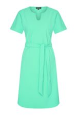 Mi Piace jurk korte mouw v-hals mint leaf