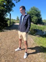 Heren travel jas mi piace navy