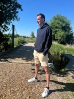 Mi Piace heren hoodie sweater navy