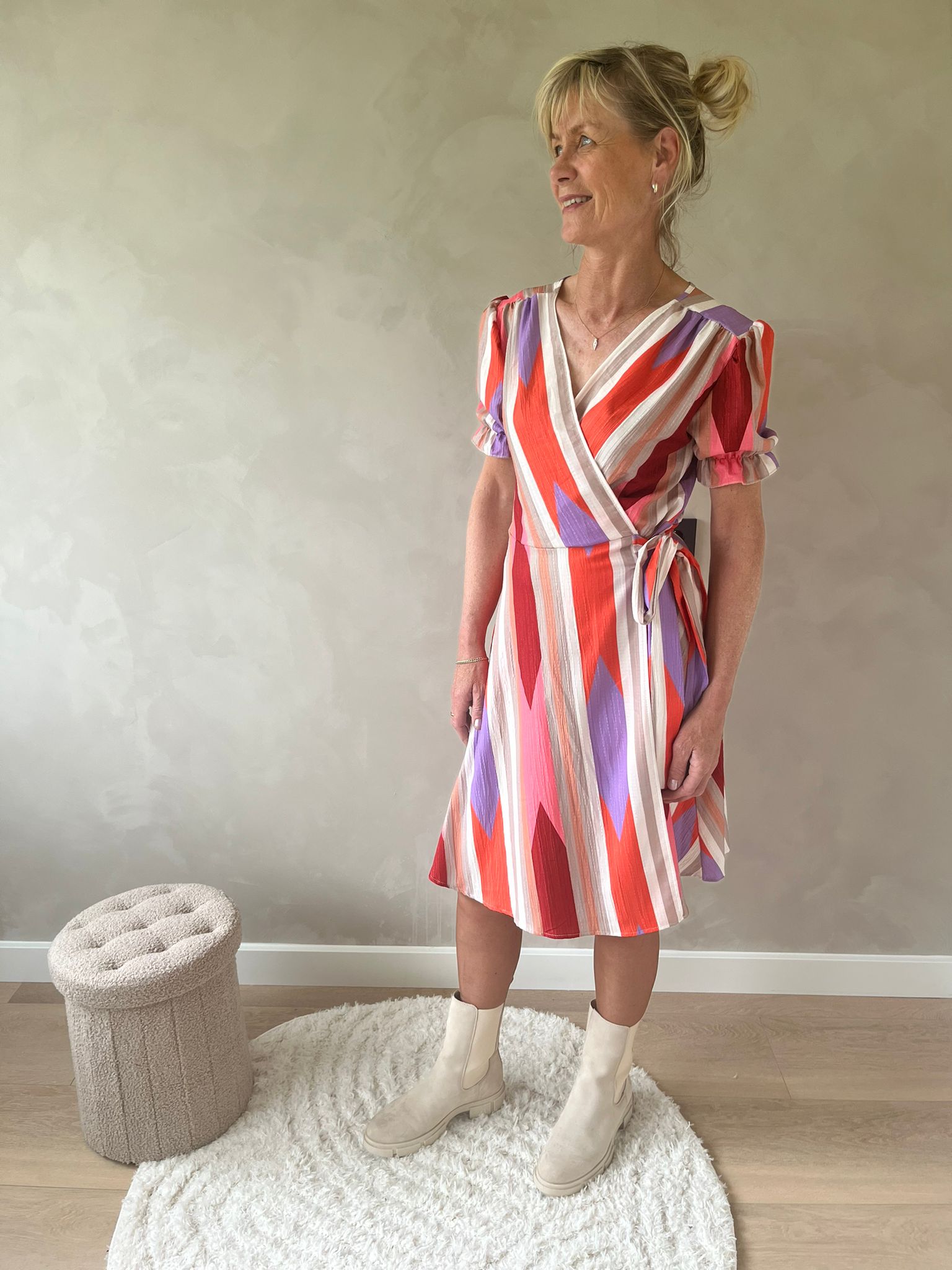 Musthaves by elja jurk print multi