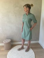 Triple Nine jurk mare salie