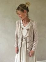 Gehaakt vestje beige