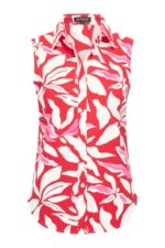 Mi Piace travel blouse sleeveless flower print