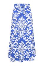 Mi Piace travel rok ornament print kobalt