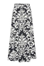 Mi Piace travel rok ornament print black
