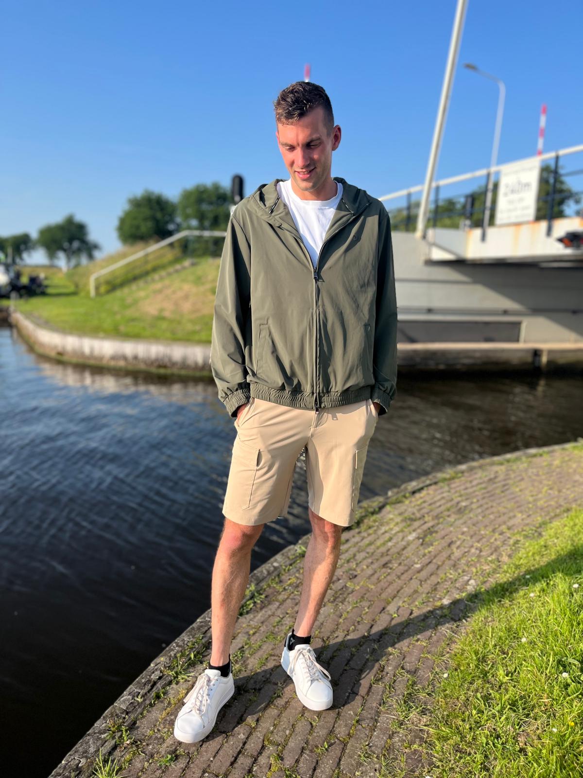Heren travel jasje mi piace army