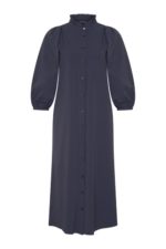 Mi Piace travel jurk ballonmouw dark blue
