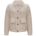 Triple Nine fluffy vest beige