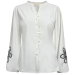 Triple Nine travel blouse bohemian offwhite