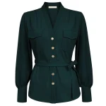 Triple Nine travel blouse megan groen