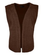 Fos gilet Margriet duffel bruin