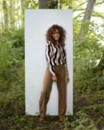 Fos Bella blouson brush strokes zwart