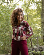 Fos Didi blouson geo grid bordeaux