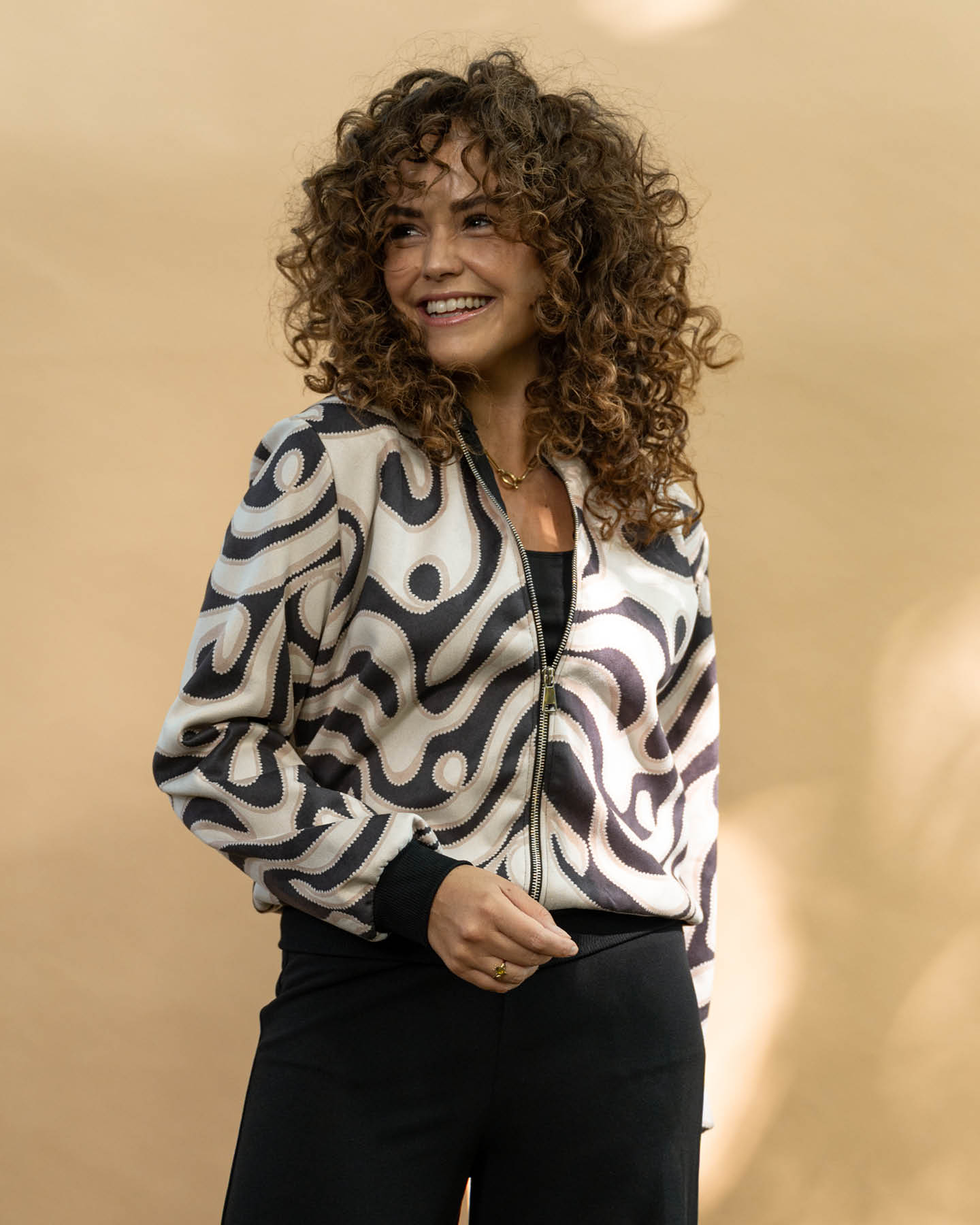 Fos bomberjack bambi dotlines zwart