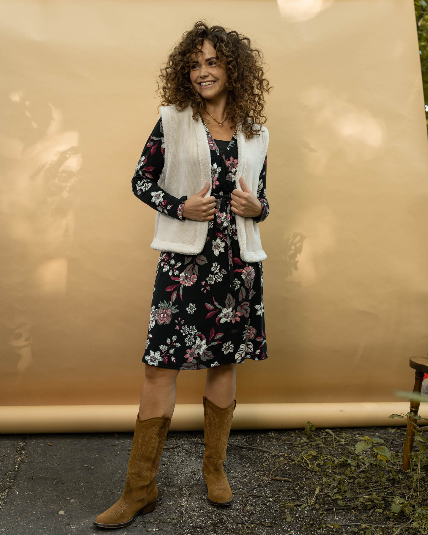 Fos jurk Joyo hortus