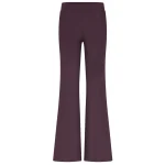 Triple Nine flared broek aubergine
