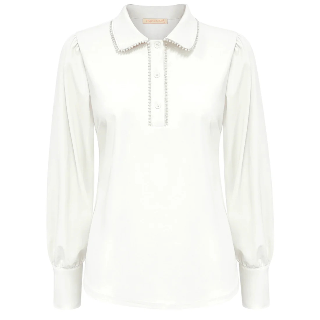 Triple Nine travel top pearl offwhite