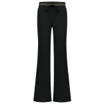 Triple Nine travel flared gouden bies zwart