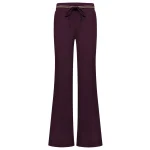 Triple Nine travel flared gouden bies aubergine