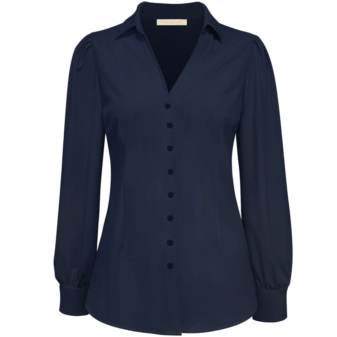 Triple Nine travel blouse peggy navy