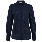 Triple Nine travel blouse butterfly blauw
