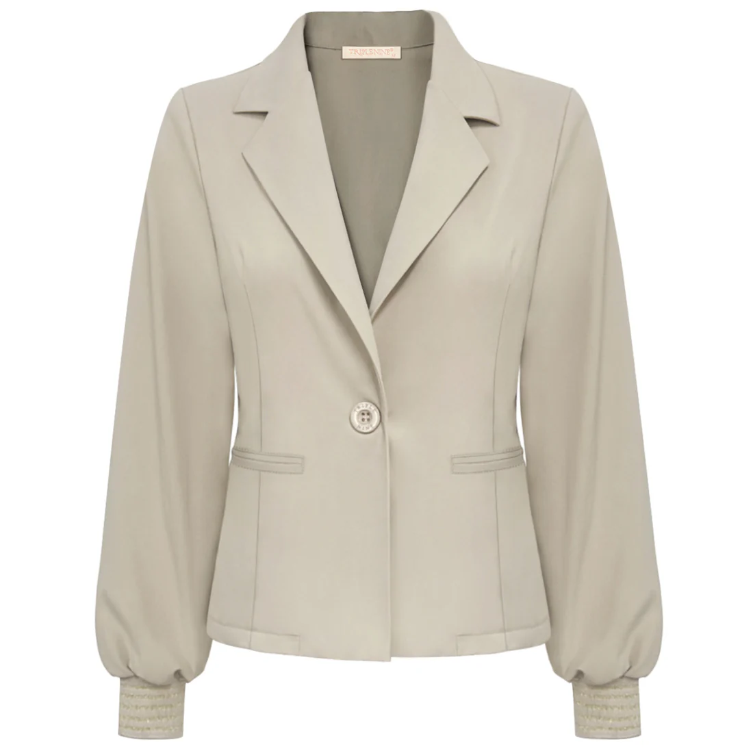 Triple Nine travel blazer golda beige