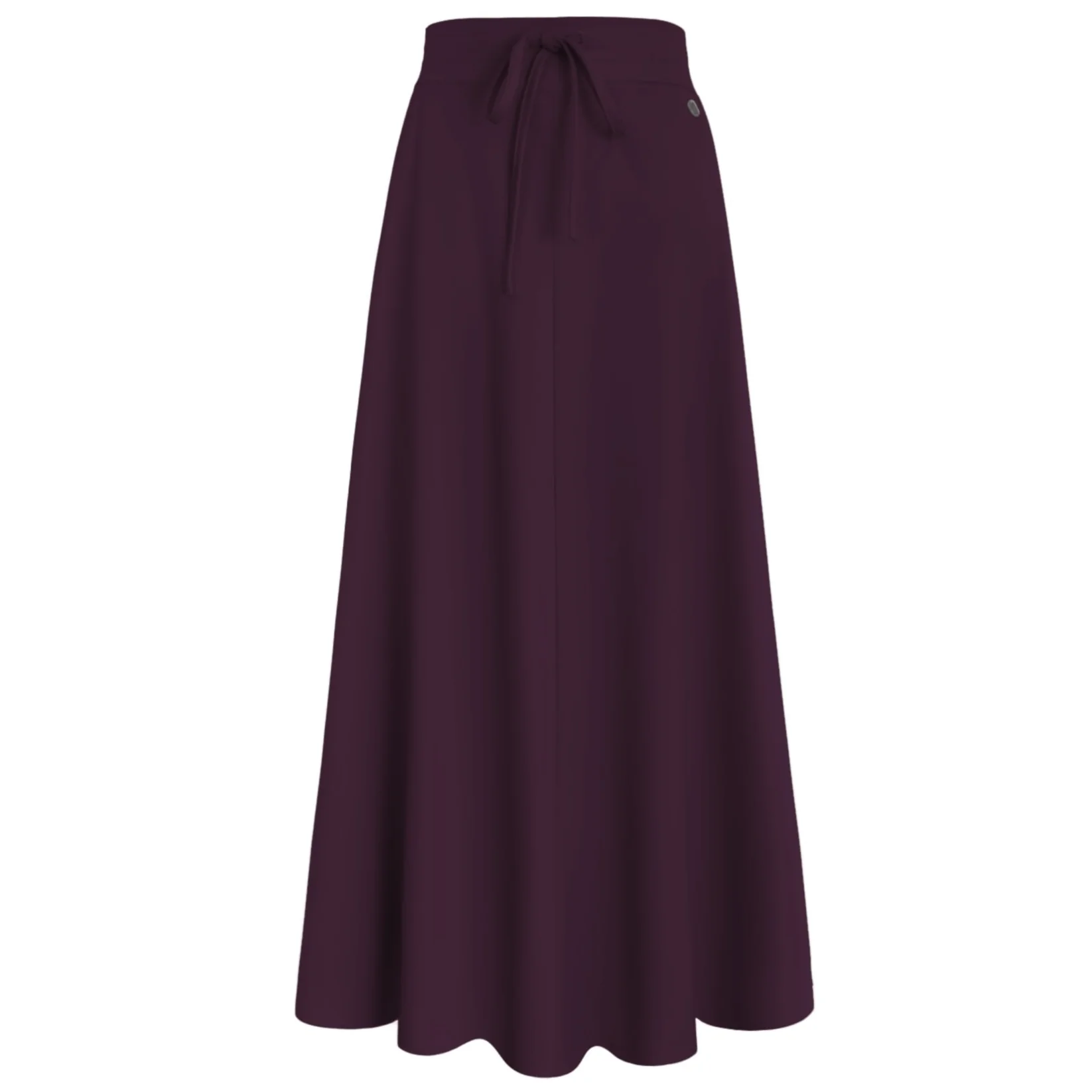 Triple Nine lange travel rok aubergine