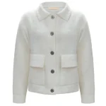 Triple Nine fluffy vest creme