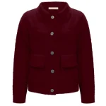 Triple Nine fluffy vest bordeaux