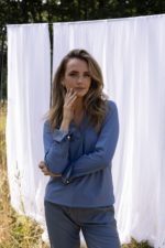 Kimara Kara blouse isola blue