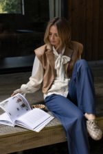 Kimara Laila gilet cider wood