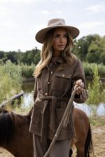 Kimara Riaz jacket cider wood