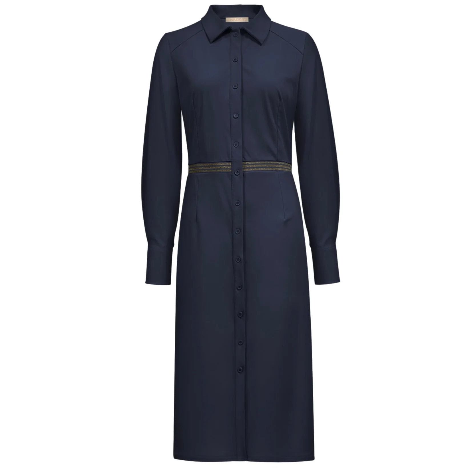 Triple Nine travel jurk Cameron blauw