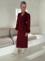 Triple Nine Cross body top kant bordeaux