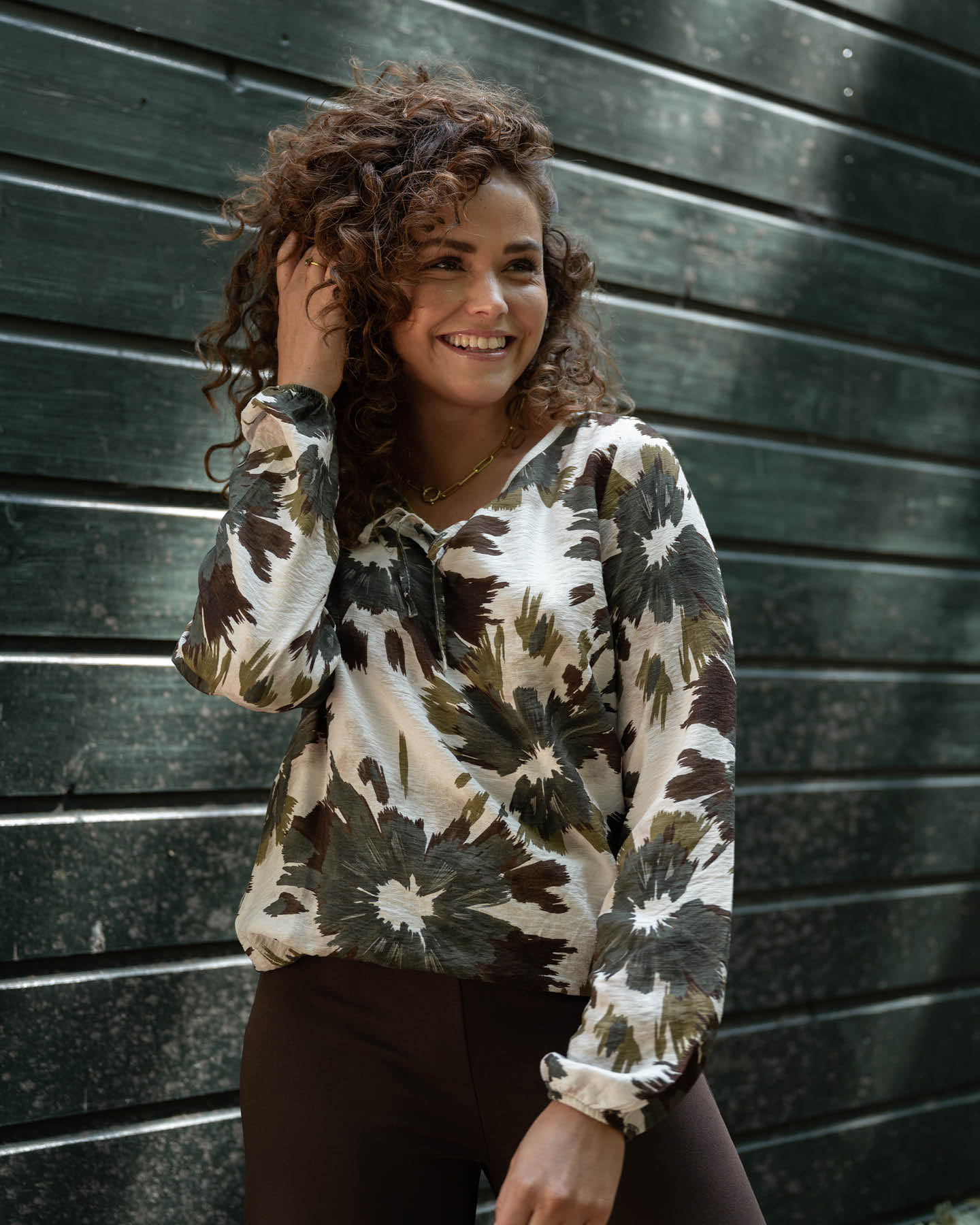 Fos Lexi blouson lexi splash groen