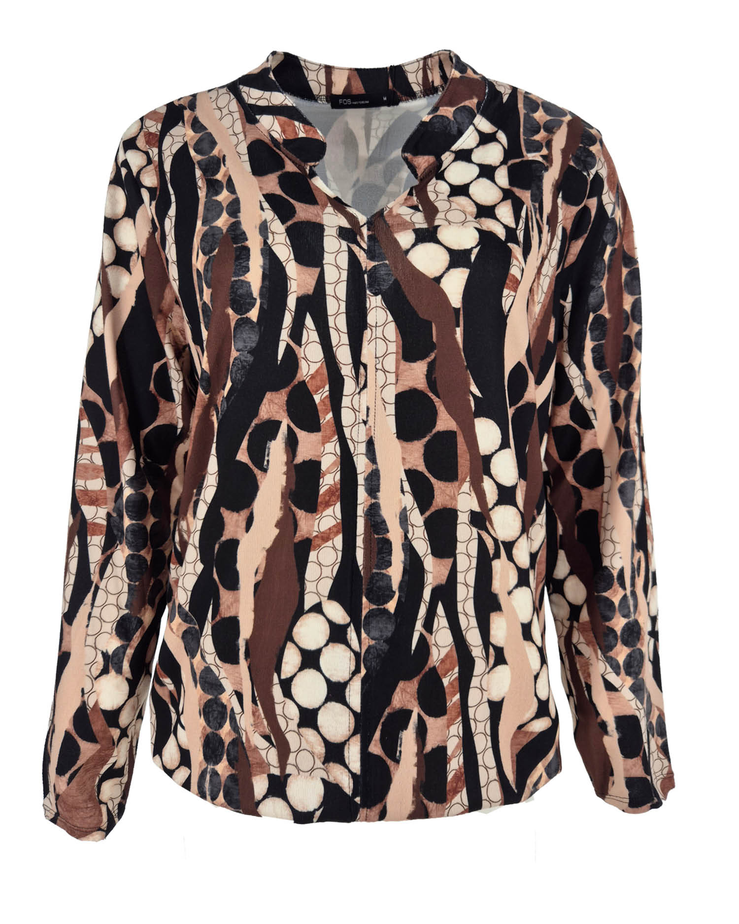 Fos Didi blouson marbel nop zwart