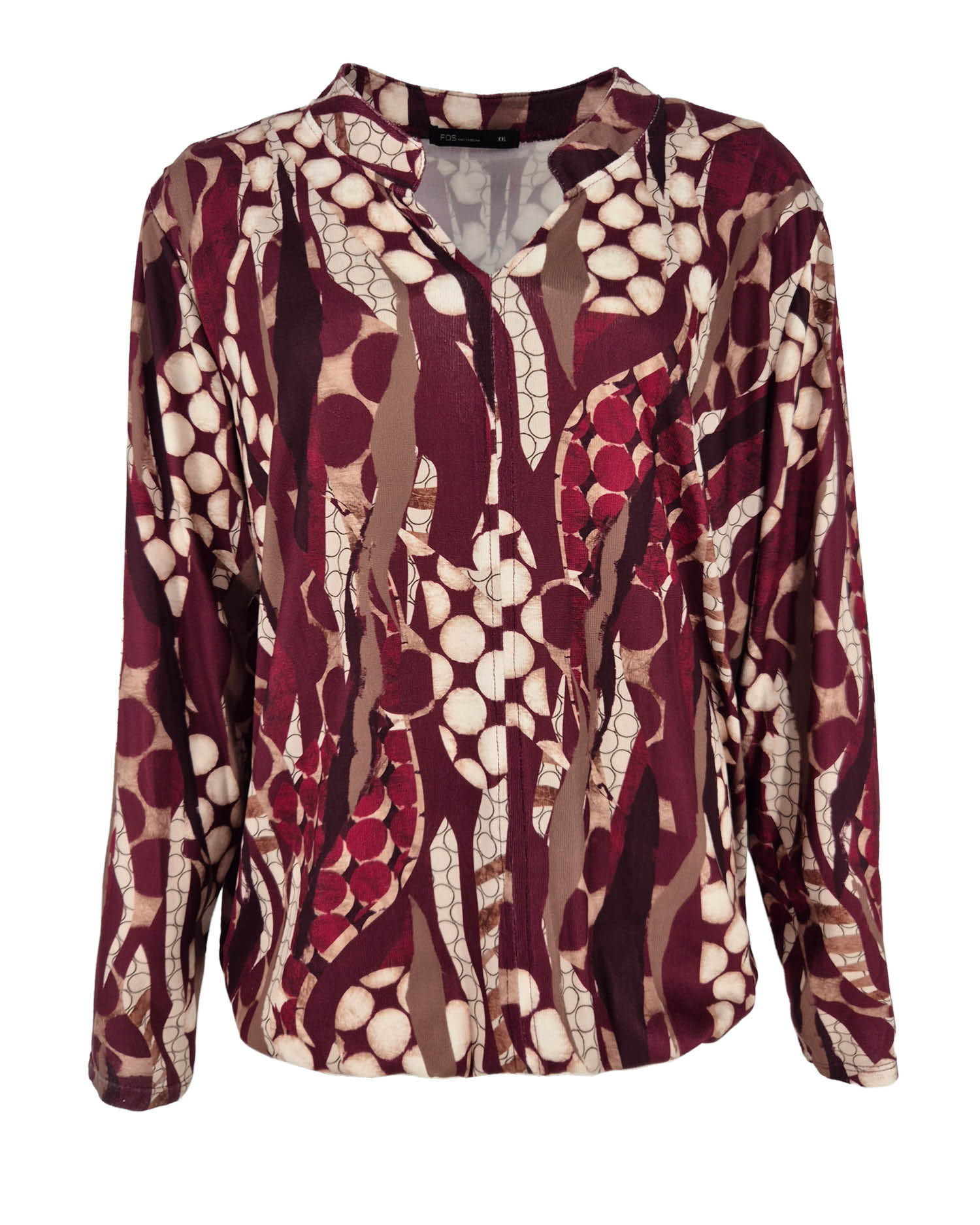 Fos Didi blouson marbel nop bordeaux