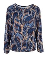 Fos Sisi blouson feather line blauw