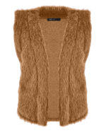 Fos gilet Margriet beaver camel