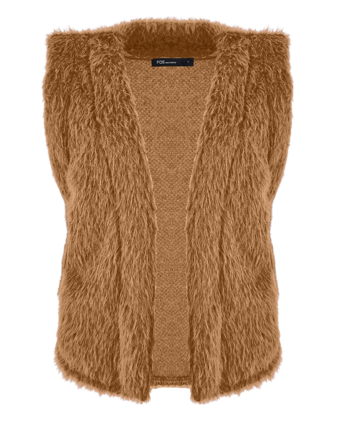 Fos gilet Margriet beaver camel