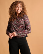 Fos blouson Mimi millefleur bordeaux