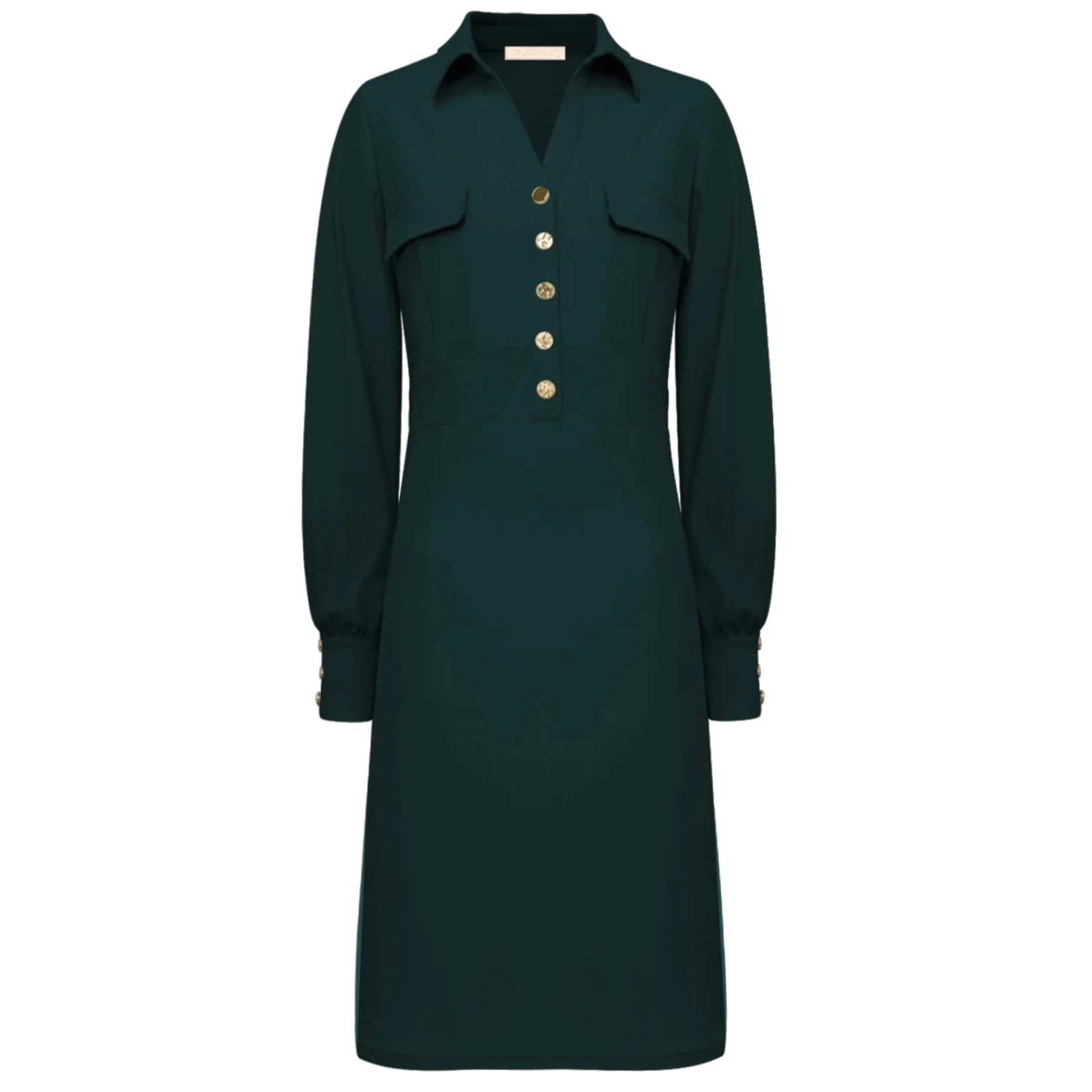 Triple Nine travel jurk Melin groen