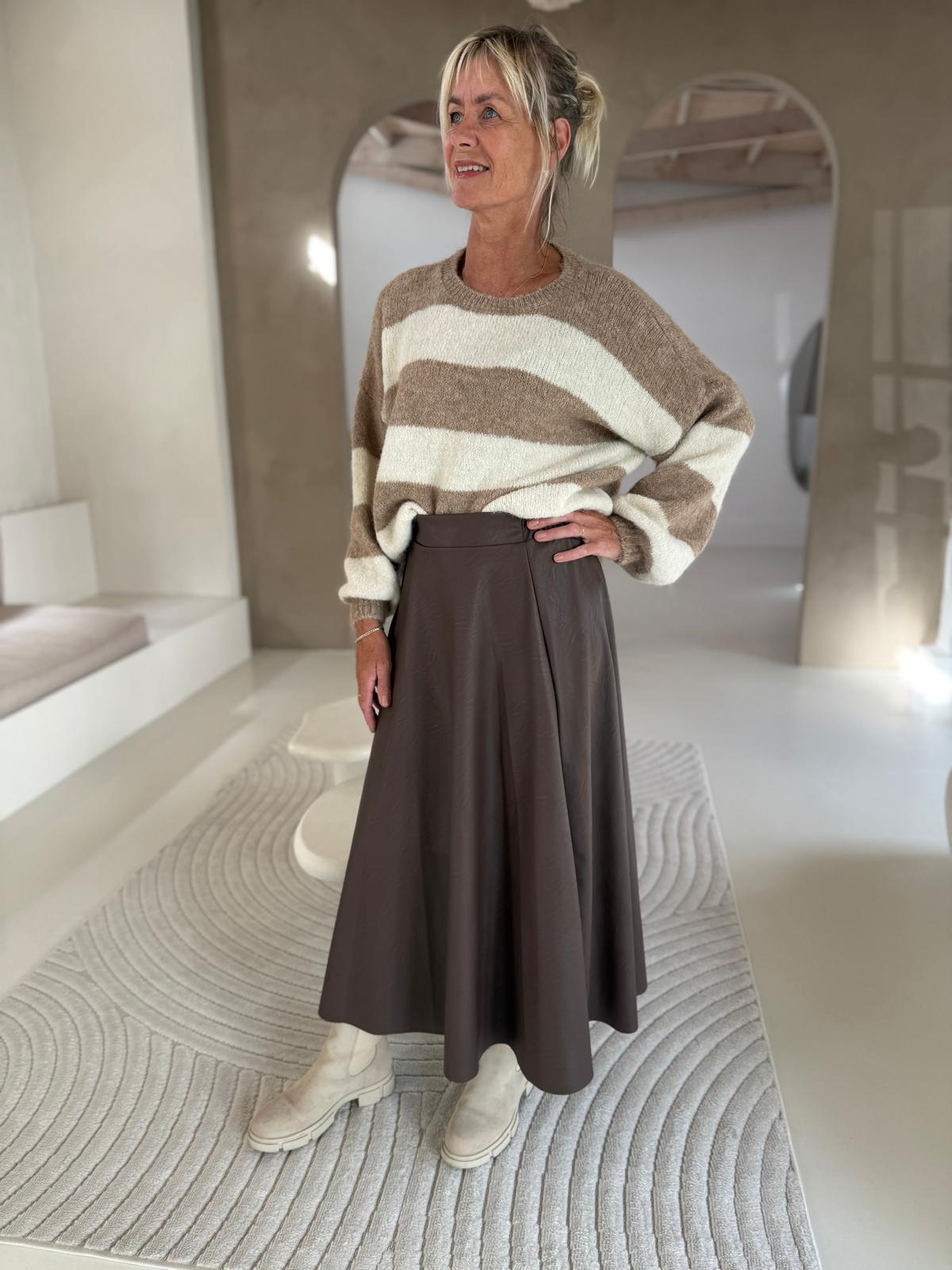 Kiki trui streep camel