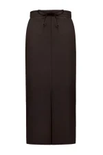 Triple Nine travel rok split punta donkerbruin